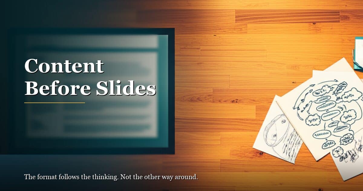 Content Before Slides